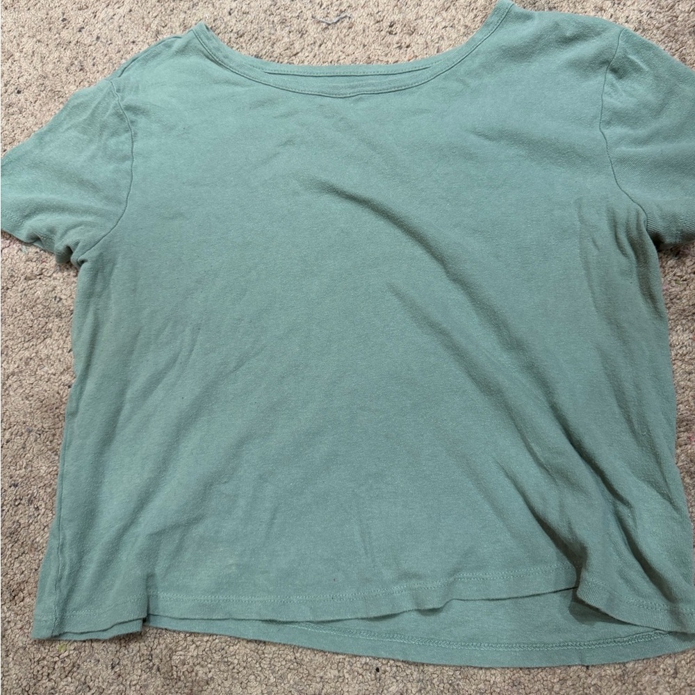 SO Women's Soft Green Short Sleeve Tee